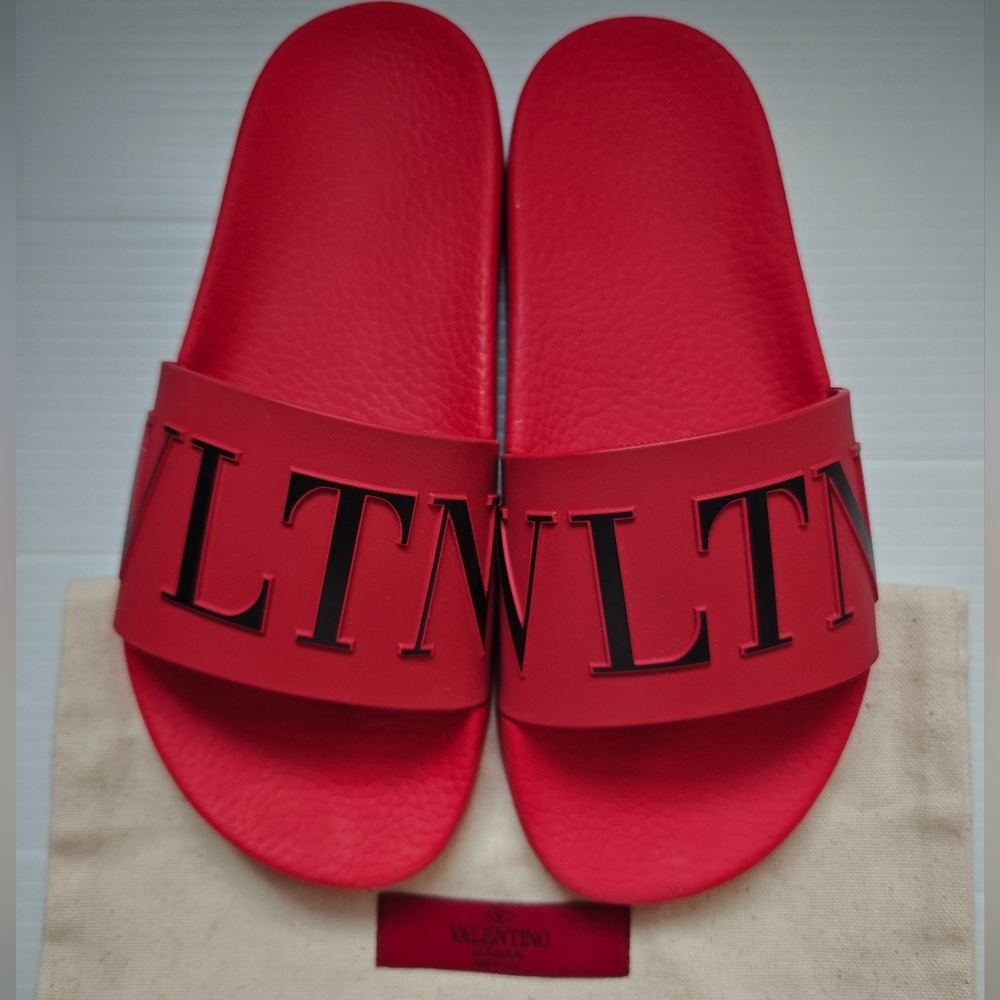Valentino Garavani Red VLTN Slides
